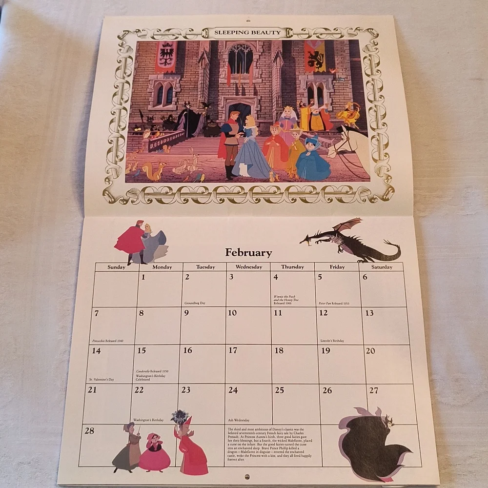 Walt Disney 1982 Classics Calendar